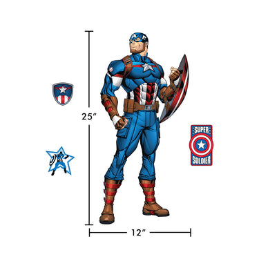 Captain America Interactive Wall Decal